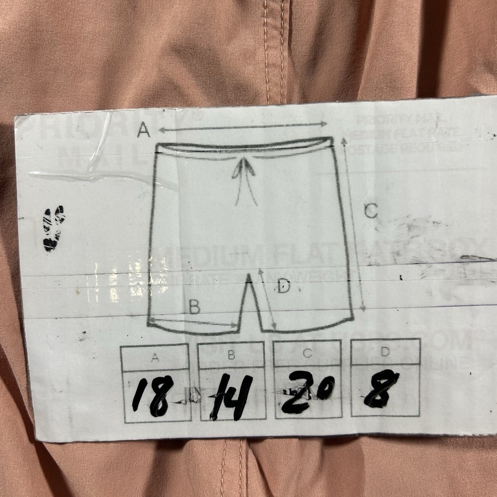 Free Fly Mens Breeze Shorts Peach Coral 8in Stretch Woven UPF 50+ Quick Dry XXL - Picture 5 of 6